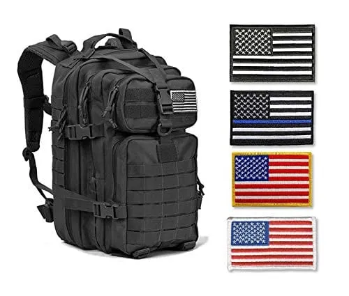 4 Pack US USA Flag Embroidered Patch Red Military Iron On Sew On Tactical Morale Patch for Hats Backpacks Caps Jackets   More