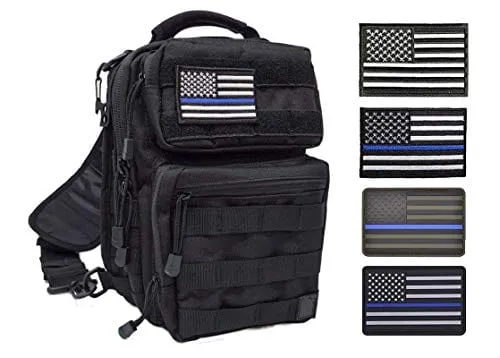 4 Pack US USA Flag Embroidered Patch Red Military Iron On Sew On Tactical Morale Patch for Hats Backpacks Caps Jackets   More