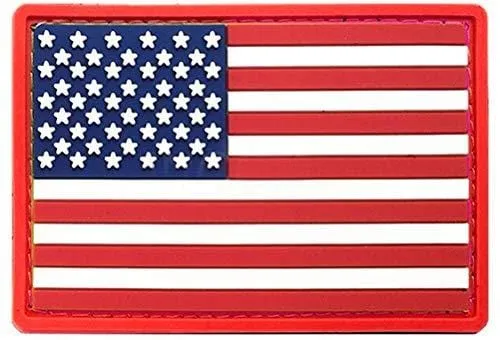4 Pack US USA Flag Patch Emblem United States of America Military Army Tactical Morale Patch for Hats Backpacks Caps Jackets   More