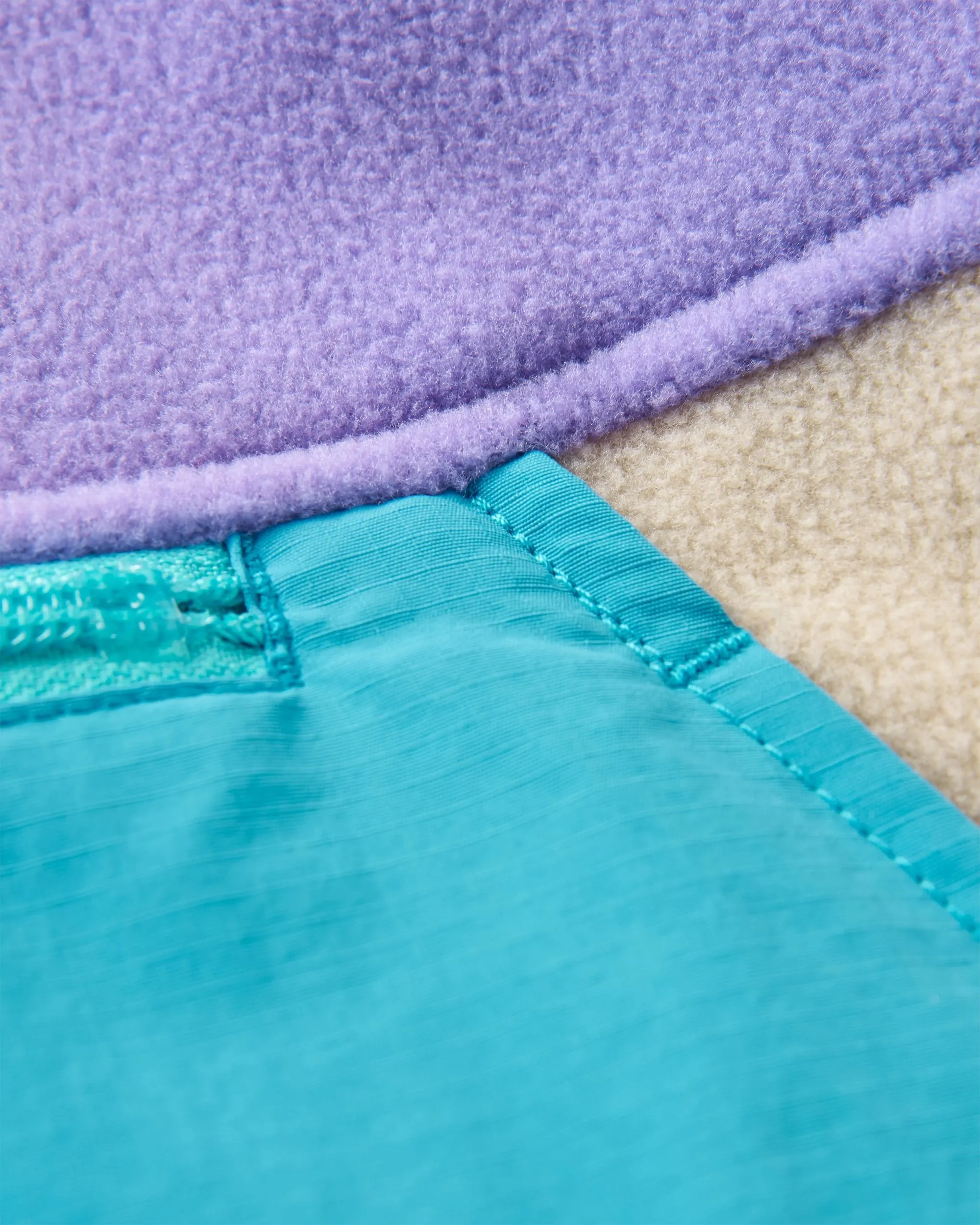 Alexander Recycled Hooded Polar Fleece - Retro Purple/Bluejay