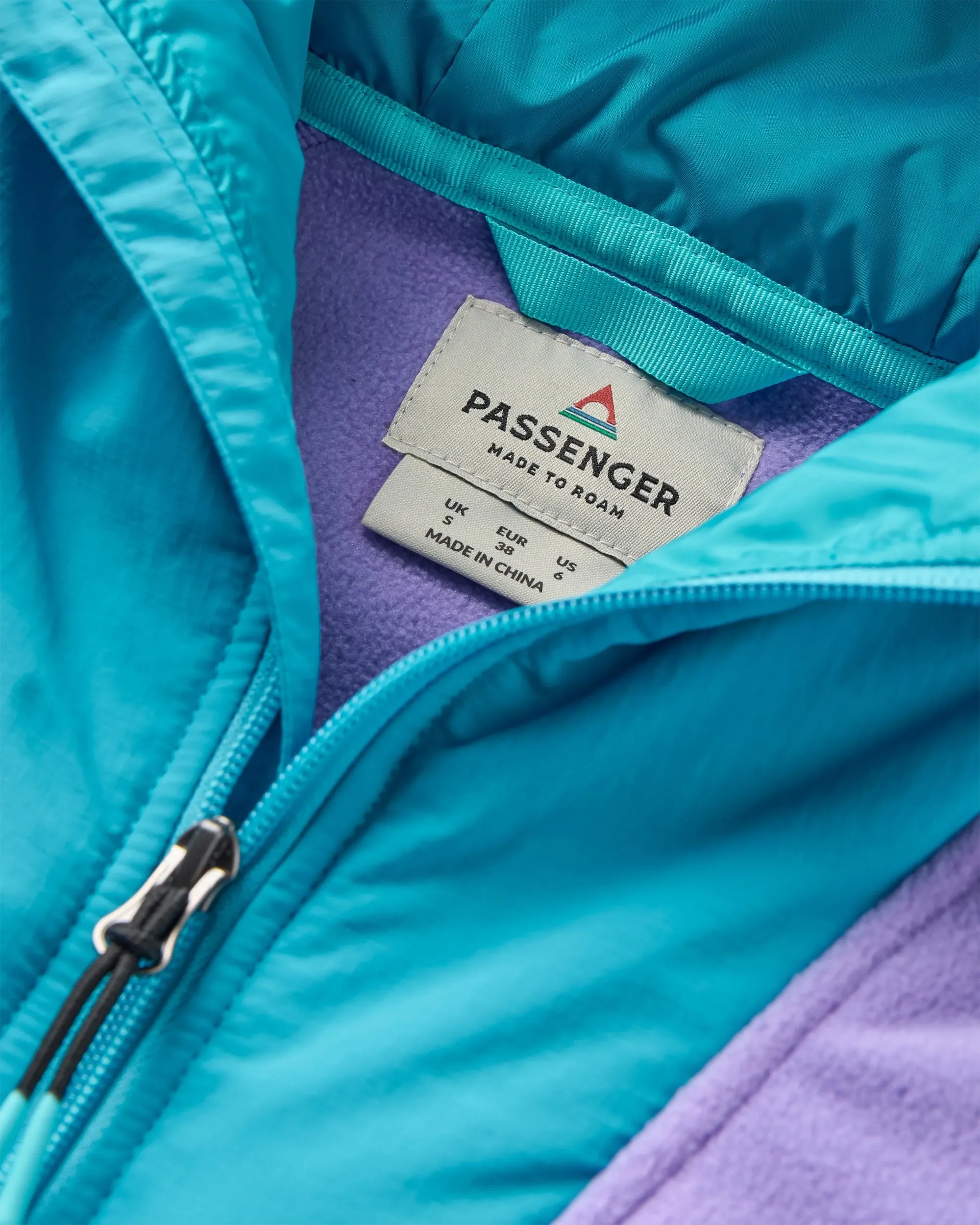 Alexander Recycled Hooded Polar Fleece - Retro Purple/Bluejay