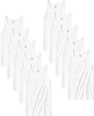 Andrew Scott Men's A Shirt Tanks | Cotton Tank Top Athletic Undershirts | Multi Packs & Colors
