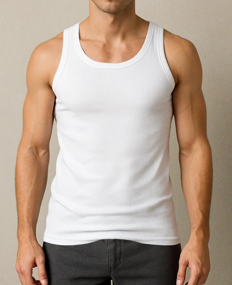 Andrew Scott Men's A Shirt Tanks | Cotton Tank Top Athletic Undershirts | Multi Packs & Colors