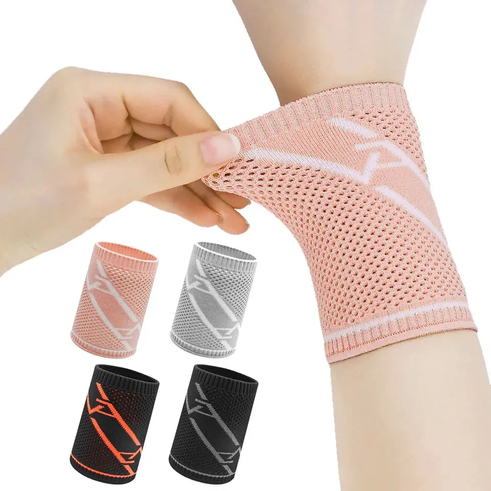 Breathable Compression Wrist Band For Tennis Gym Tendonitis