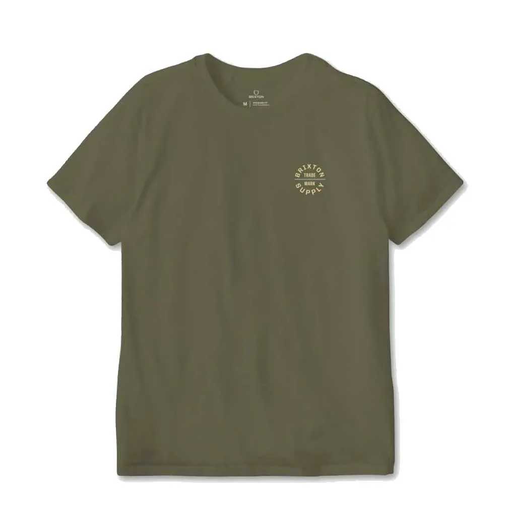 Brixton Oath V S/S Tee - Olive Surplus/Dusty Blue