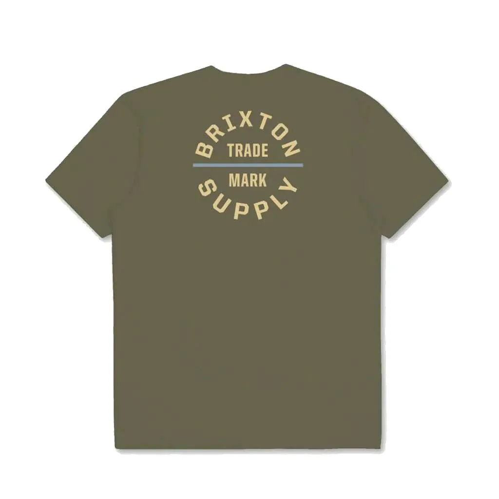 Brixton Oath V S/S Tee - Olive Surplus/Dusty Blue