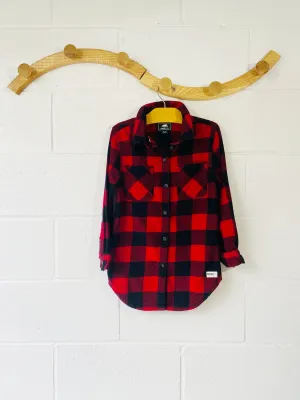 Buffalo Check Shirt Dress, 5-6 years (SM)