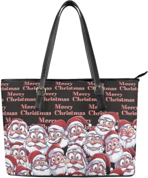 Christmas Tote Handbag for Women Functional Tote Laptop Bag for College Fashion Travel Bag Shoulder Bag