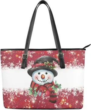 Christmas Tote Handbag for Women Functional Tote Laptop Bag for College Fashion Travel Bag Shoulder Bag