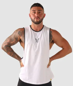 Core Drop Arm Tank - White