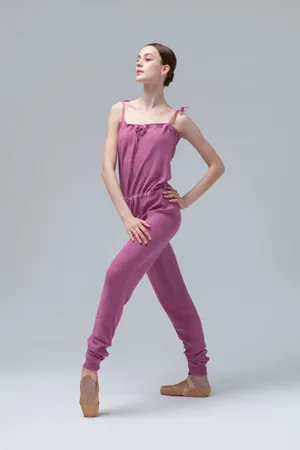 Cotton Knitted Warm-up Jumpsuit