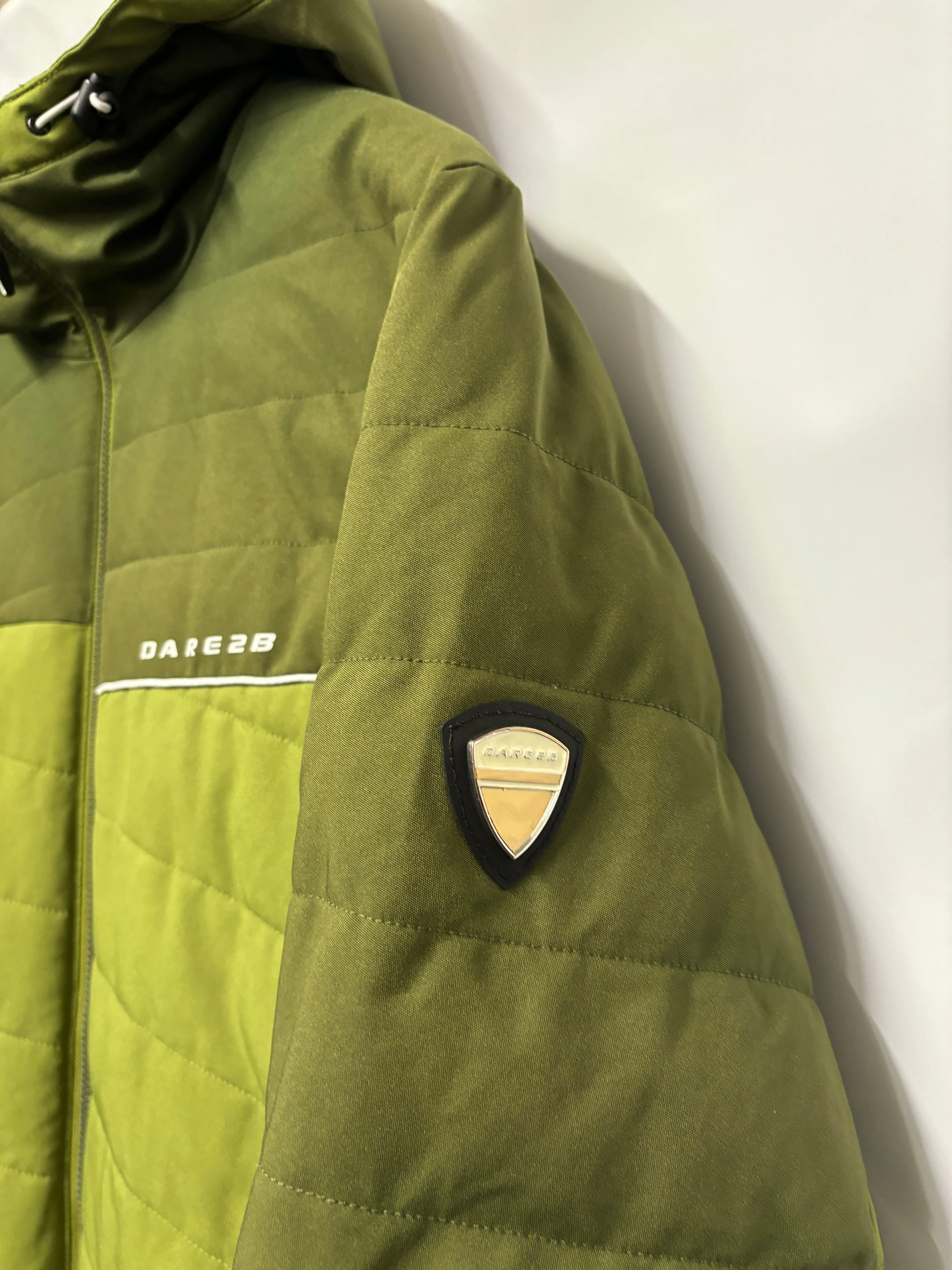 Dare 2B Green Insulated and Hooded Ski Jacket Large