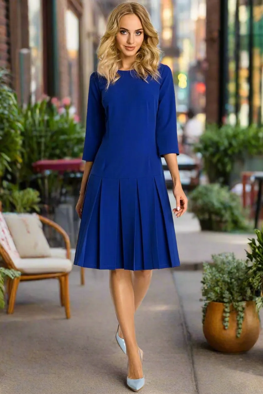 Delightful Ruffle A-Line Dress for Effortless Daytime Style