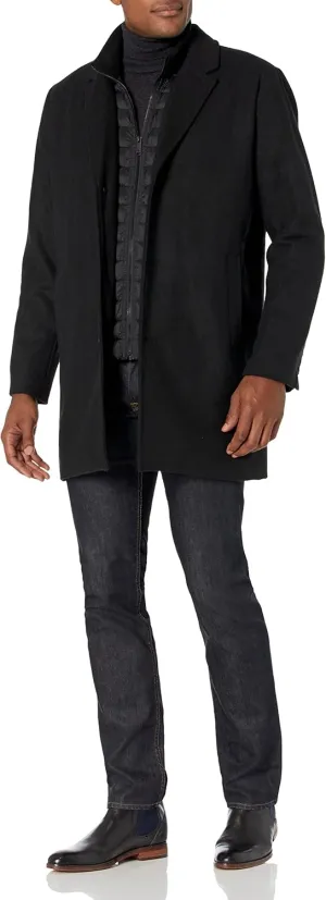 Dockers Men's Henry Wool Blend Top Coat (Regular and Big & Tall Sizes)