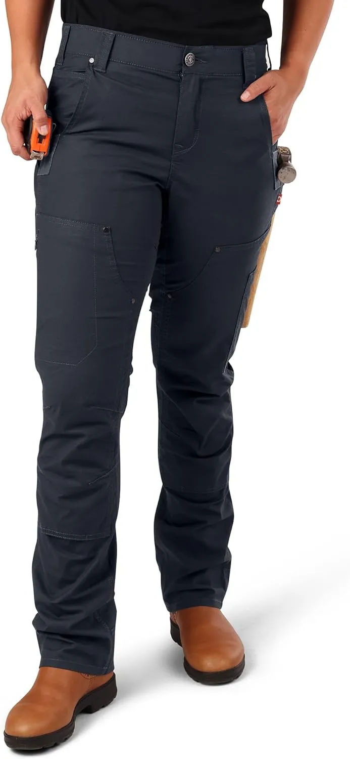 Dovetail Workwear Britt X Ultra Light Cargo Pants for Women, Straight Leg Fit, 13 Functional Pockets