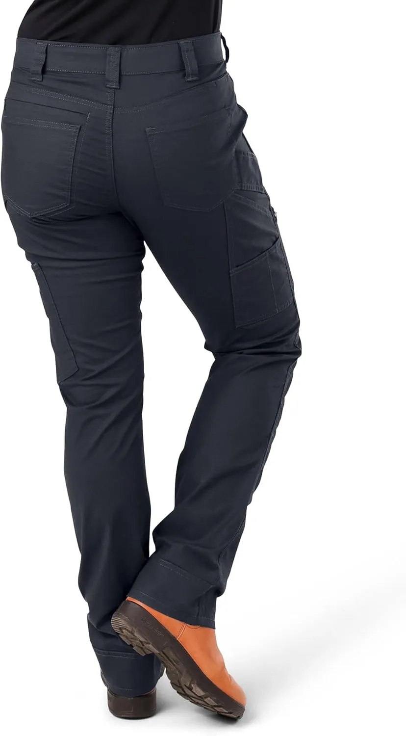 Dovetail Workwear Britt X Ultra Light Cargo Pants for Women, Straight Leg Fit, 13 Functional Pockets