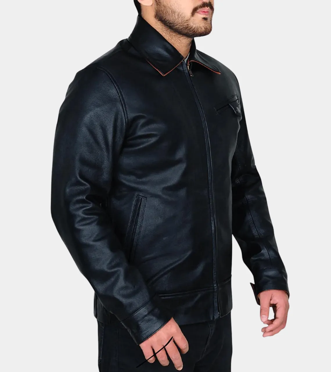 Estelle Men's Biker Leather Jacket