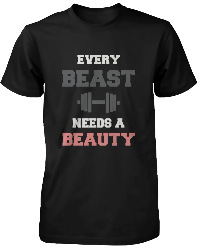 Every Beauty Needs A Beast Matching Couple Shirts (Set)