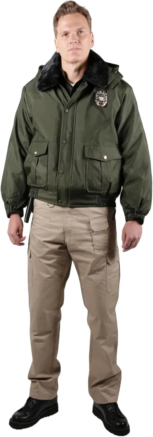 First Class 100% Nylon Oxford All Season Deluxe Plain and Security Bomber Jacket