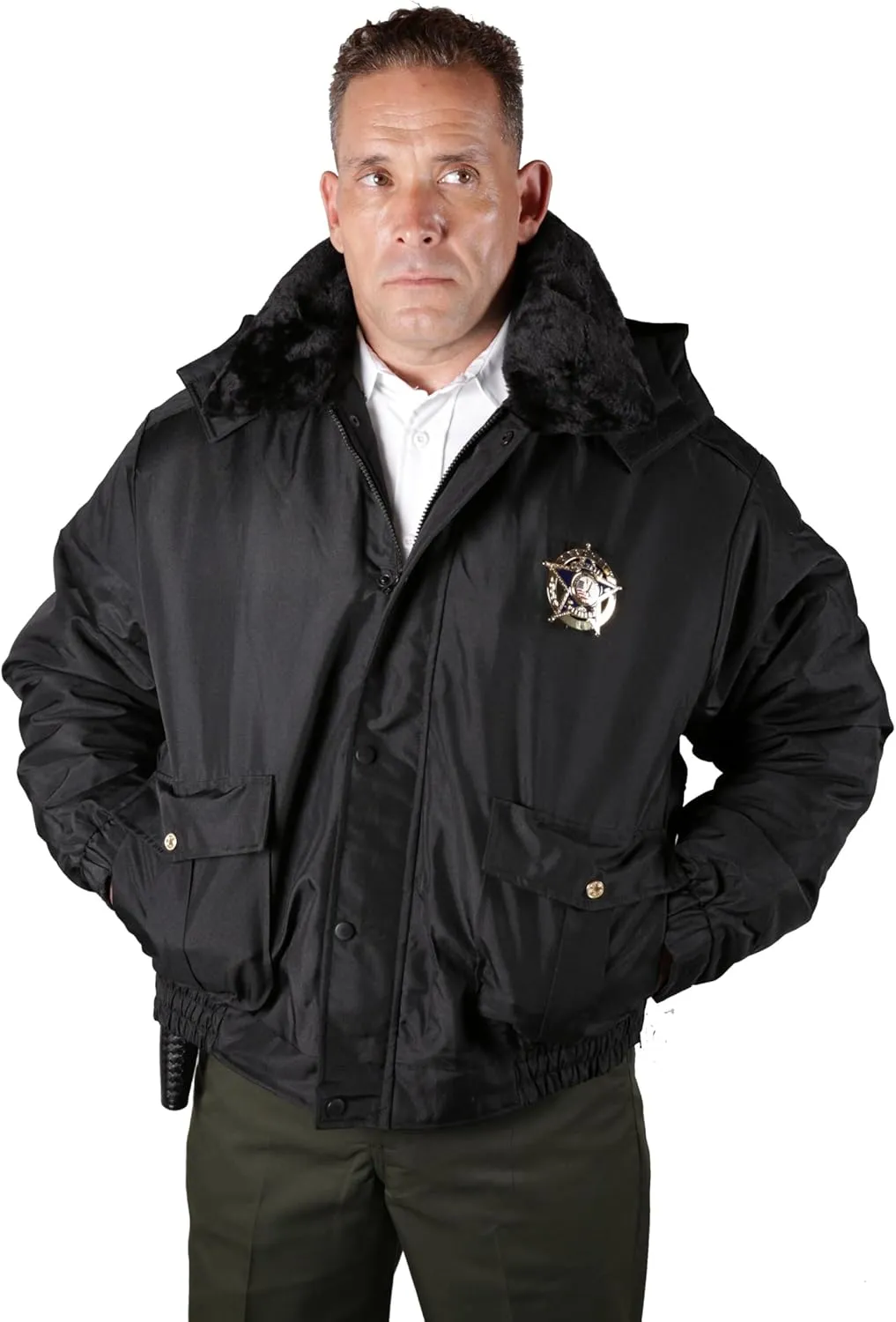 First Class 100% Nylon Oxford All Season Deluxe Plain and Security Bomber Jacket