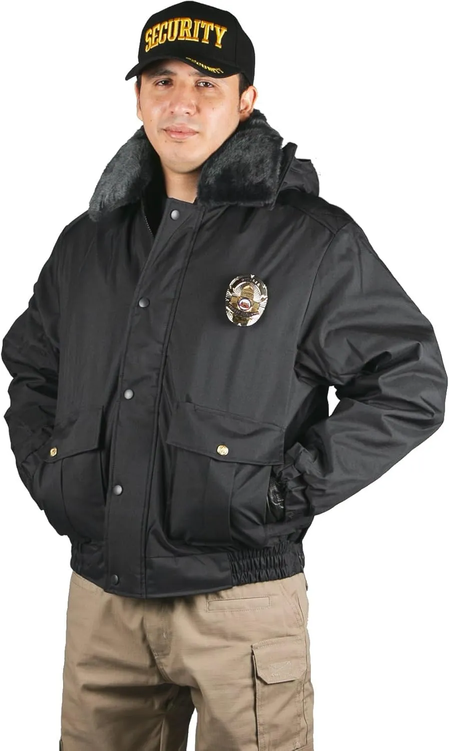First Class 100% Nylon Oxford All Season Deluxe Plain and Security Bomber Jacket