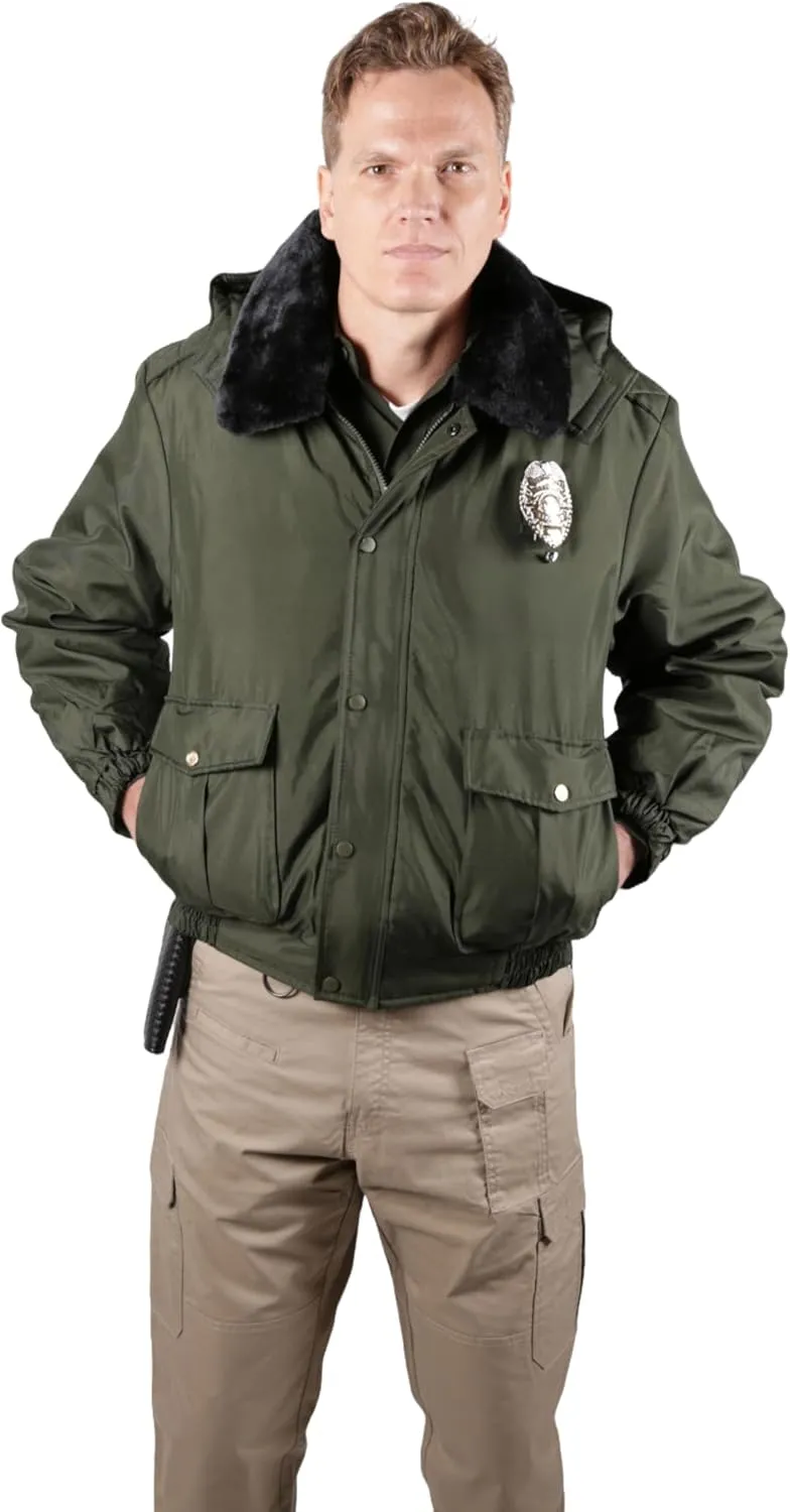 First Class 100% Nylon Oxford All Season Deluxe Plain and Security Bomber Jacket