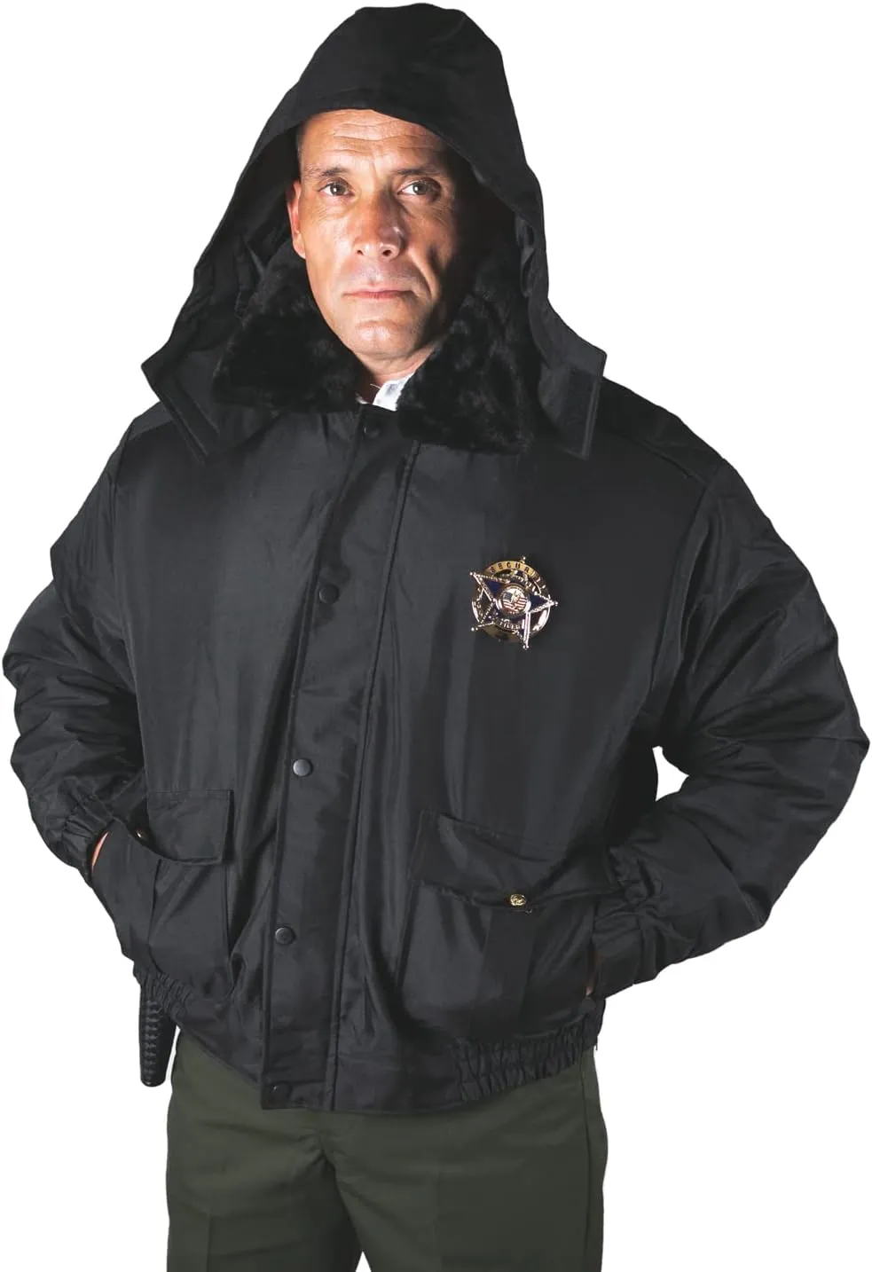 First Class 100% Nylon Oxford All Season Deluxe Plain and Security Bomber Jacket