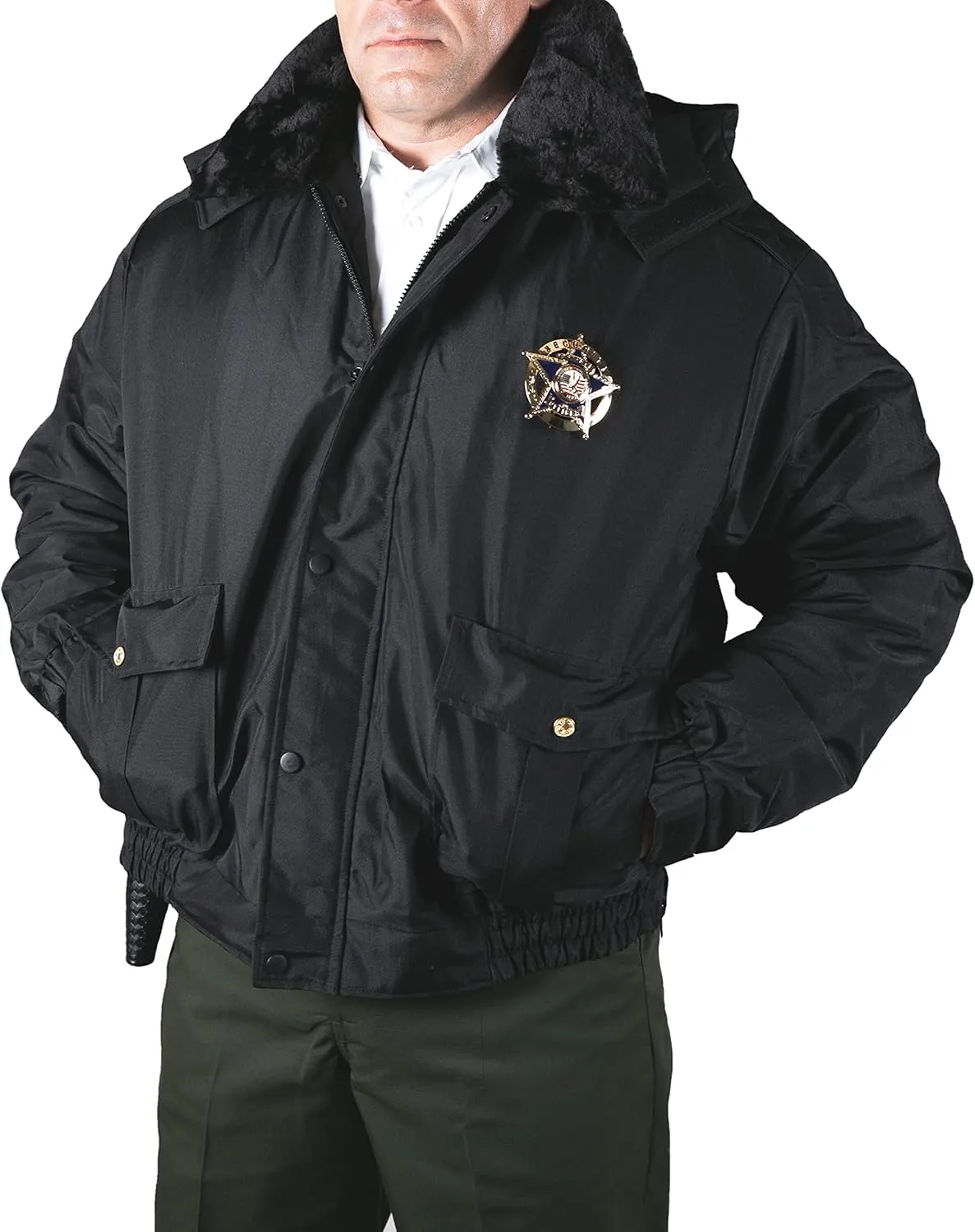 First Class 100% Nylon Oxford All Season Deluxe Plain and Security Bomber Jacket