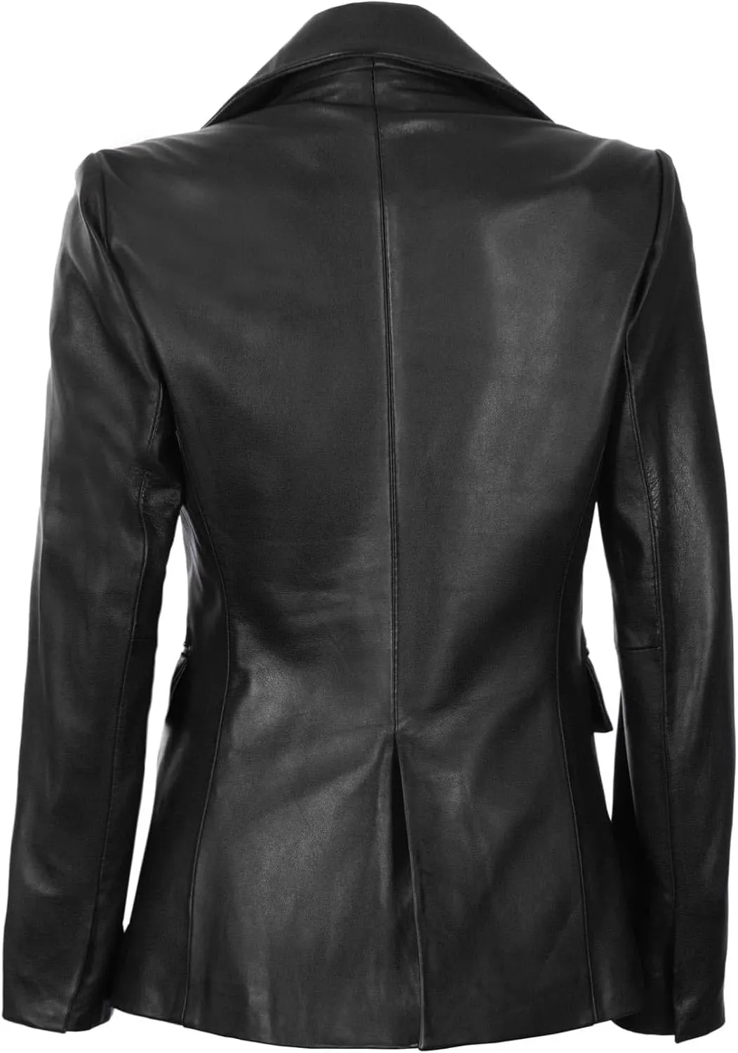 fjackets Lambskin Leather 3/4 Coat - A Fusion of Timeless Style & Modern Sophistication for Women