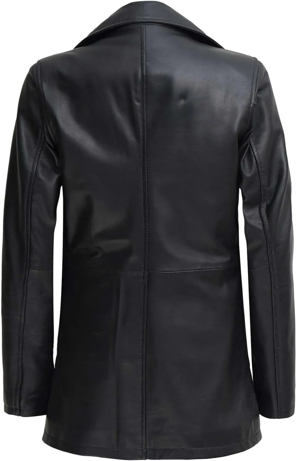 fjackets Lambskin Leather 3/4 Coat - A Fusion of Timeless Style & Modern Sophistication for Women