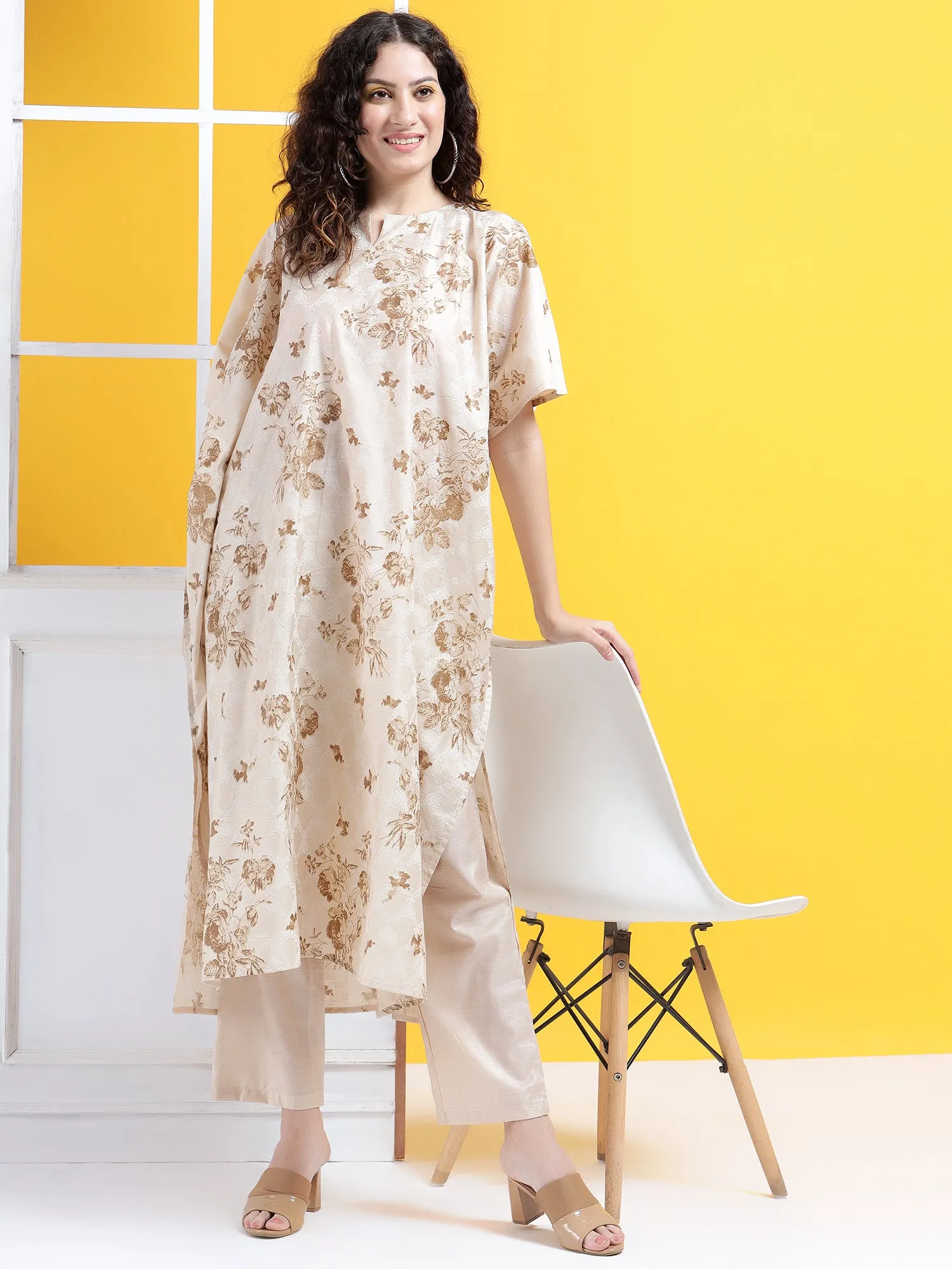 Fusion Festivities Kaftan Style Suit - Set of 2