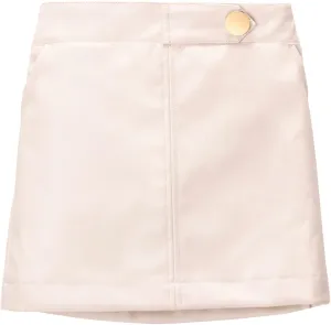 Girls and Toddler's Faux Leather Short Skirts,All Season Basic Skirts