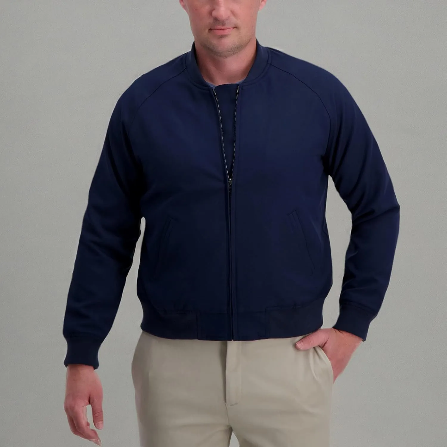 Haggar Men's Lightweight All Season Layering Shackets & Outerwear