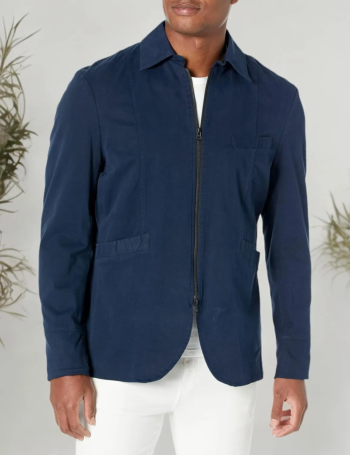 Haggar Men's Lightweight All Season Layering Shackets & Outerwear