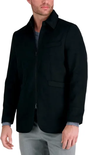 Haggar Men's Lightweight All Season Layering Shackets & Outerwear