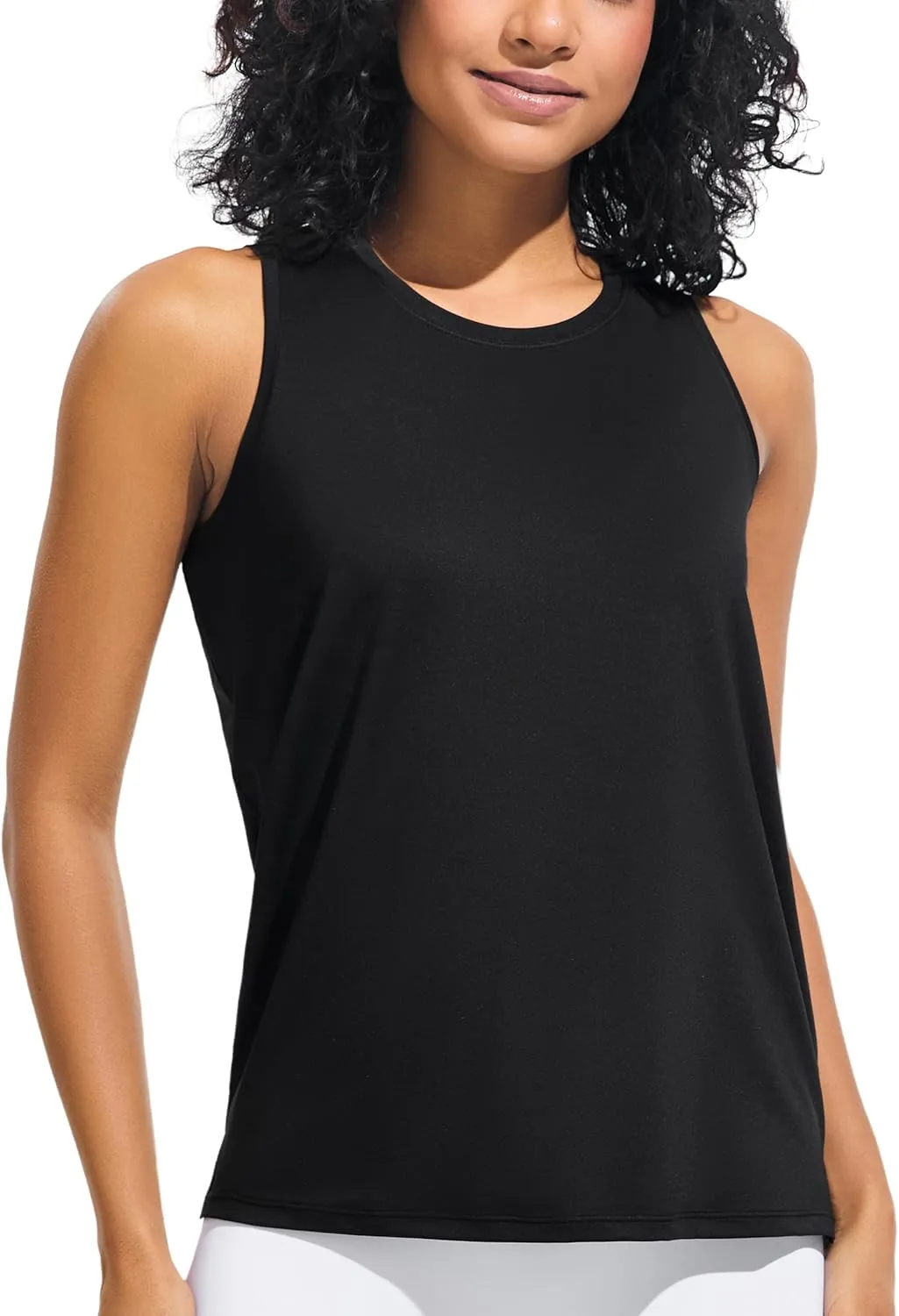 JOYSPELS Ice Silk Workout Tank Tops for Women Cool-Dry Sleeveless Loose Fit Yoga Shirts Athletic Running Gym
