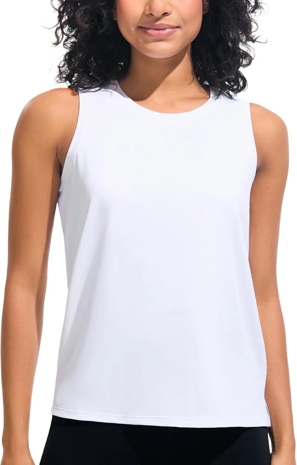JOYSPELS Ice Silk Workout Tank Tops for Women Cool-Dry Sleeveless Loose Fit Yoga Shirts Athletic Running Gym