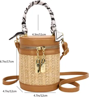 Makeup Bag Chic and Functional: Christmas Gifts for Women - Vintage Crossbody Handbag & Bucket Tote Bag!