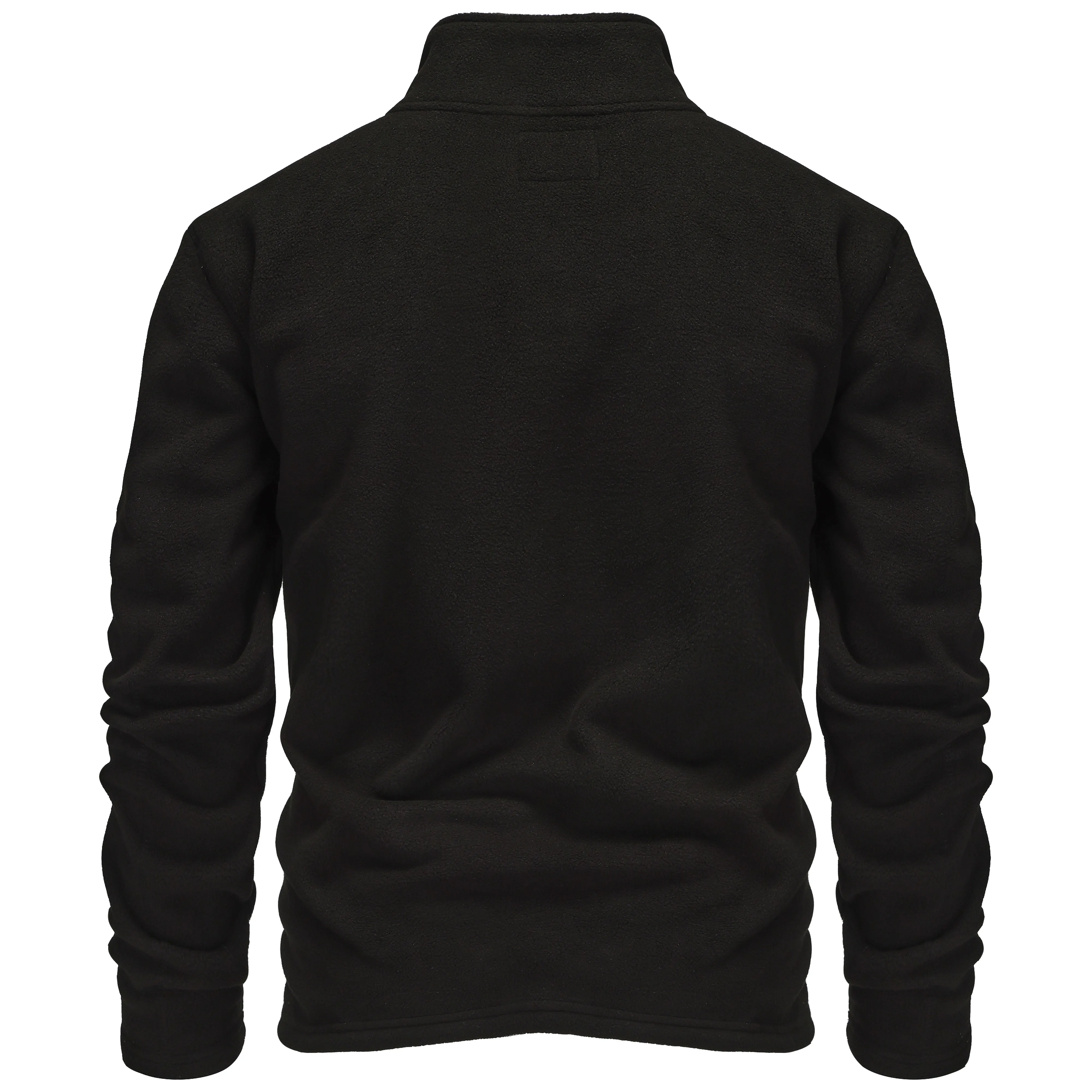 Mens 1/4 Zip Fleece Jumper - Olive Green