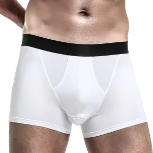 Mens Boxer Briefs Mens Stretch Boxer Briefs Soft Cotton Open Fly Plaid Boxers