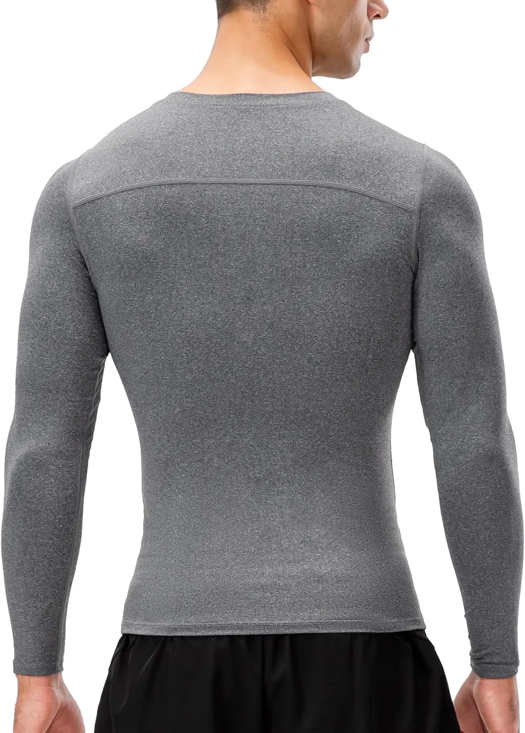 Men's Compression Shirts Long Sleeve Sport Workout T-Shirt Running Cool Dry Tops Active Baselayer Undershirts