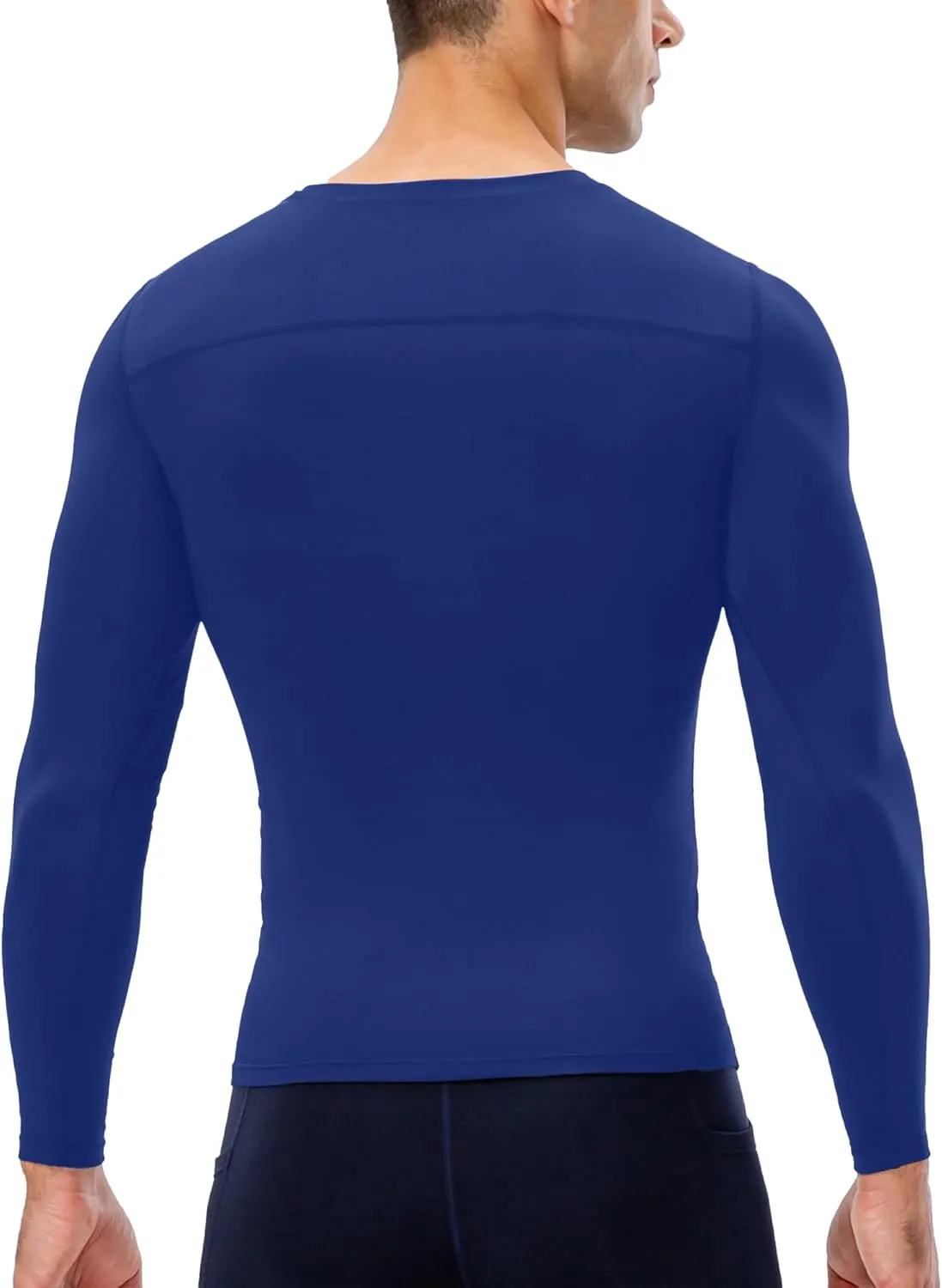 Men's Compression Shirts Long Sleeve Sport Workout T-Shirt Running Cool Dry Tops Active Baselayer Undershirts