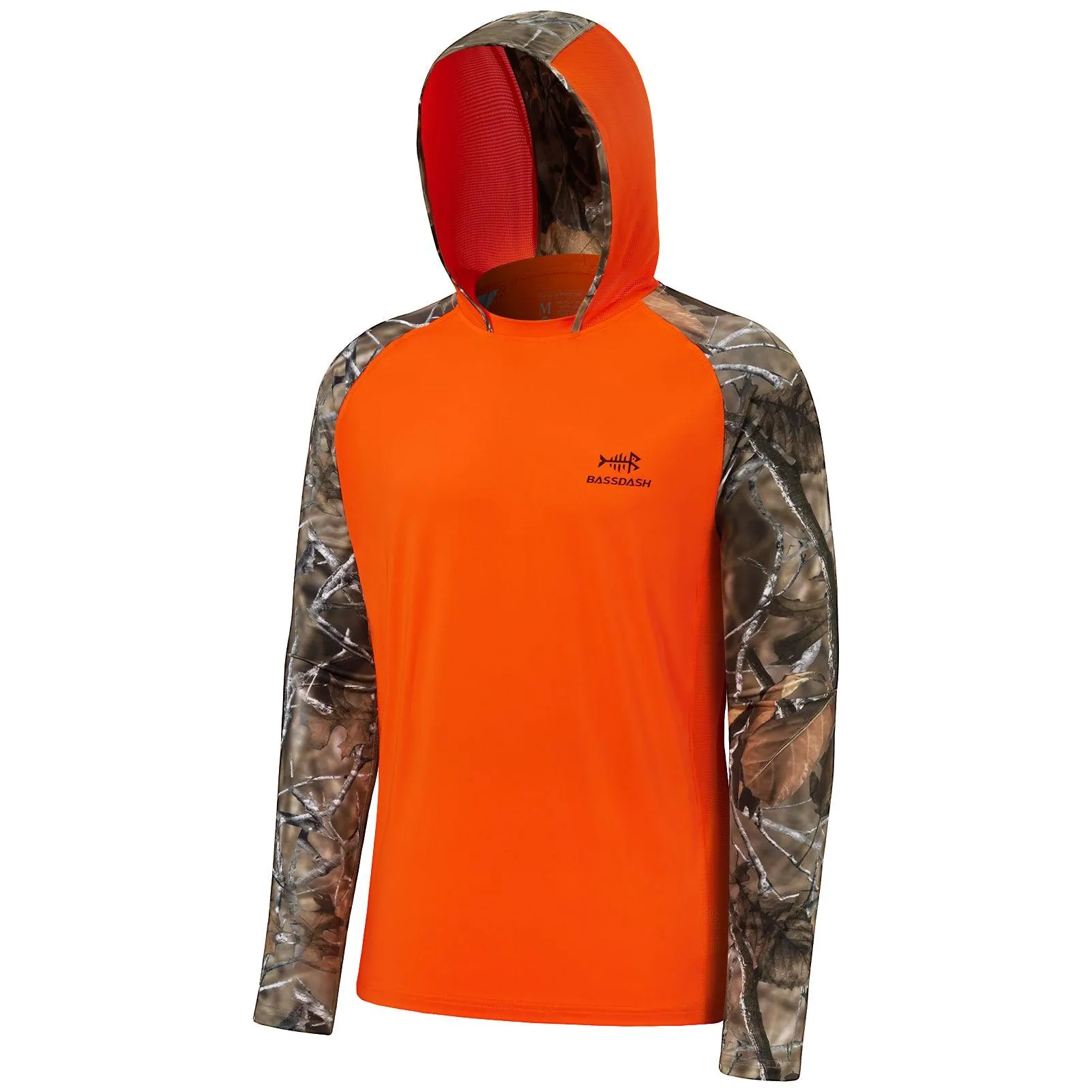 Men’s UPF 50  Long Sleeve Fishing Hoodie  FS17M New