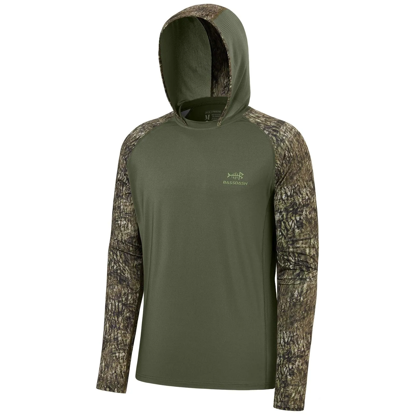 Men’s UPF 50  Long Sleeve Fishing Hoodie  FS17M New