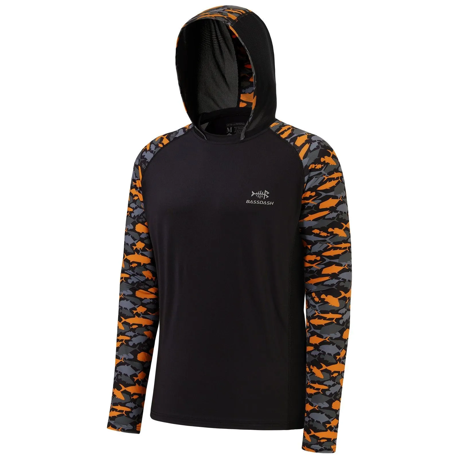 Men’s UPF 50  Long Sleeve Fishing Hoodie  FS17M New