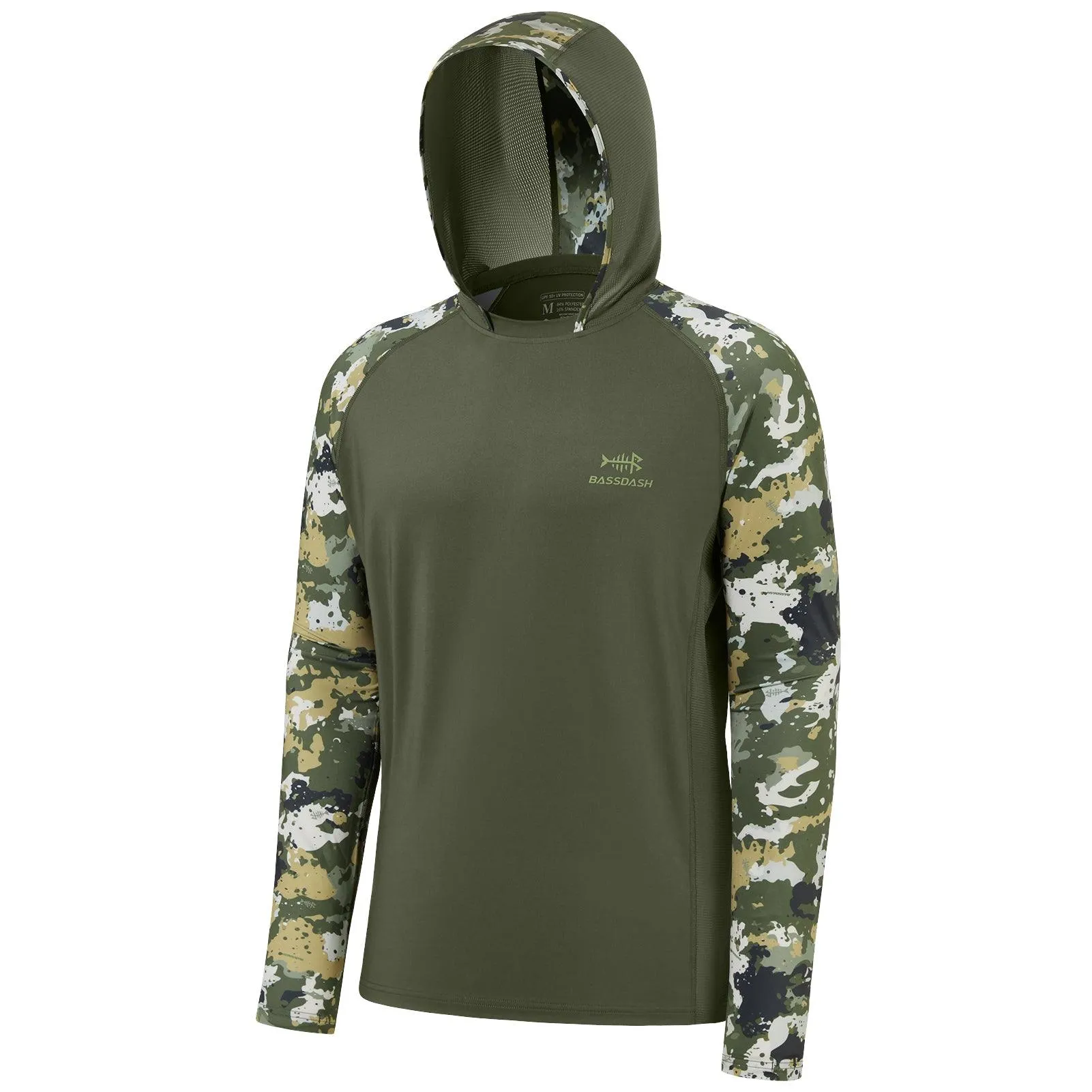 Men’s UPF 50  Long Sleeve Fishing Hoodie  FS17M New