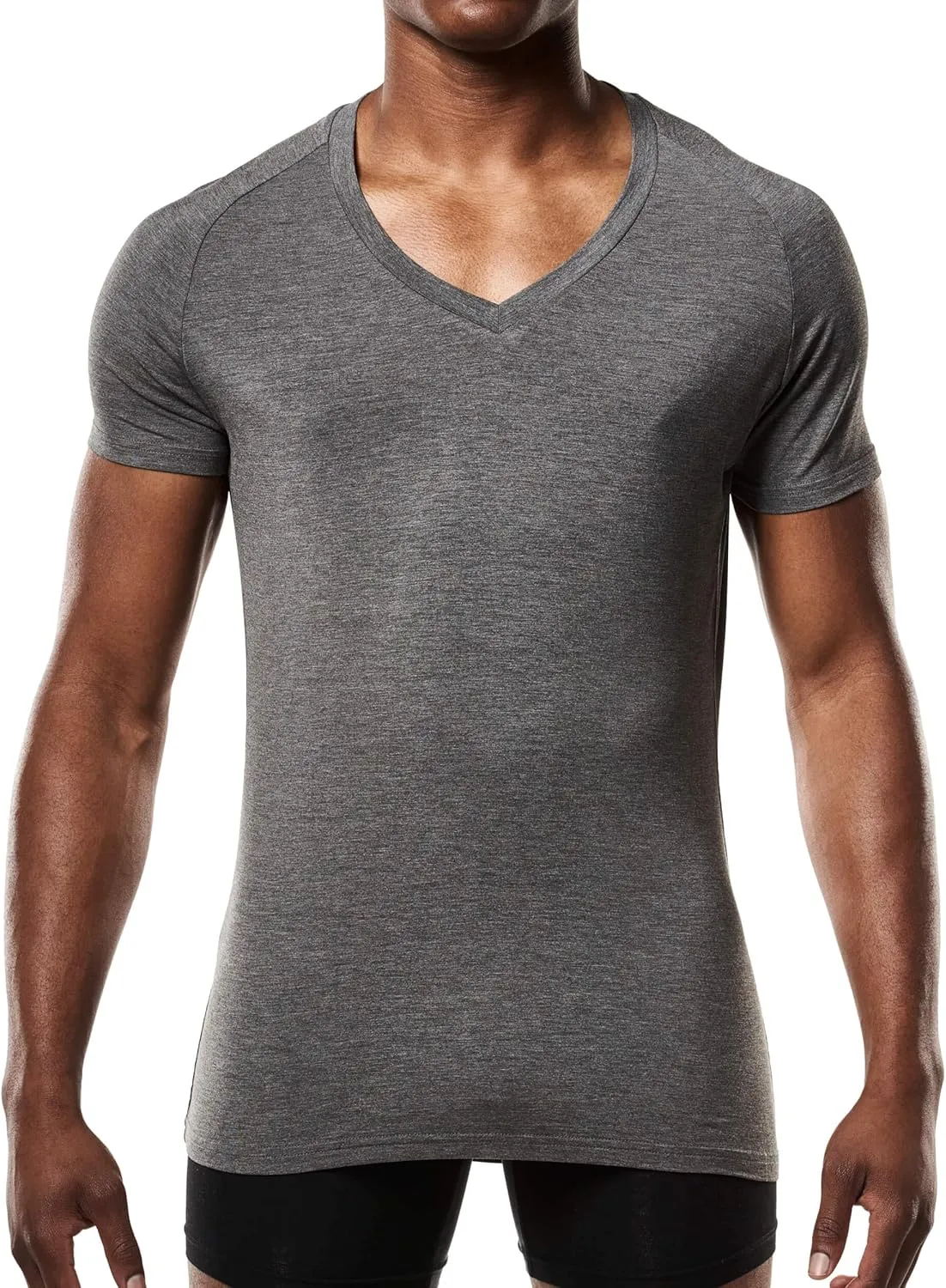 Mr. Davis Comfort Fit Premium Bamboo Viscose Tailored Cut Stylish V Neck Men's Undershirt