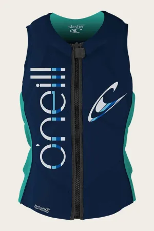 O'Neill Women's Slasher NCGA Impact Vest | ABYSS/LTAQUA