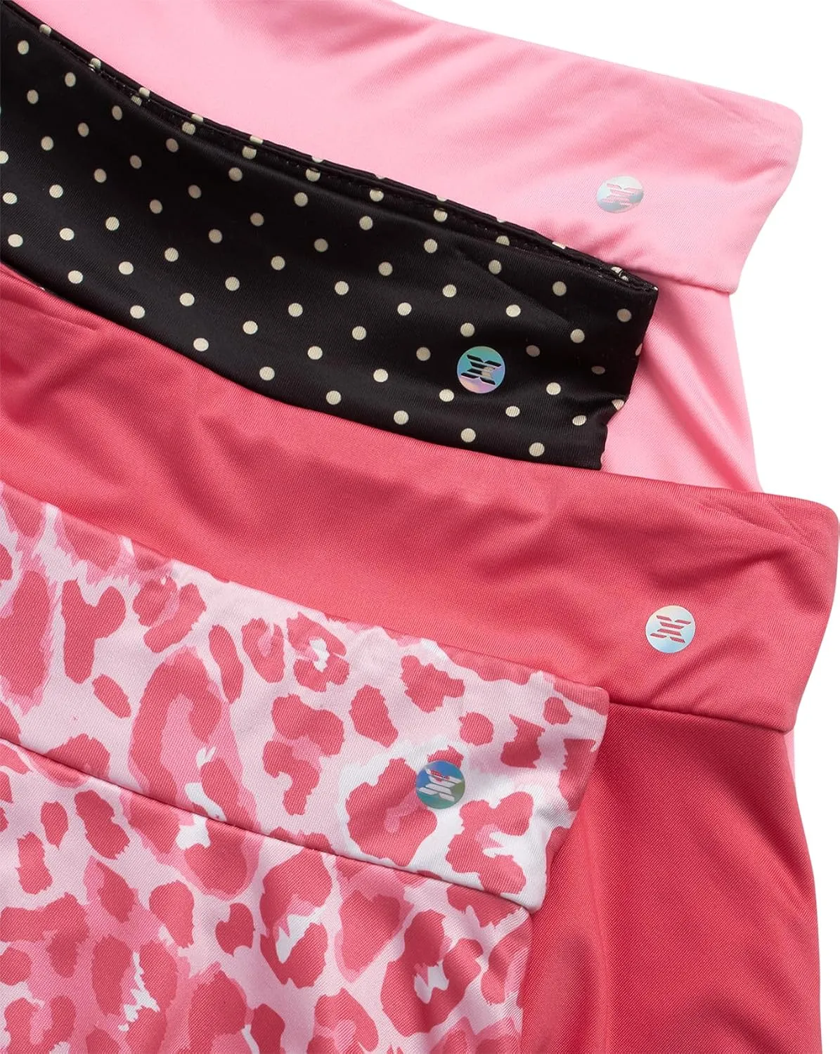 RBX Skorts for Girls - 4 Pack Pleated Athletic Tennis Skirts with Built-in Bike Shorts - Golf Outfits, School Uniform (7-16)