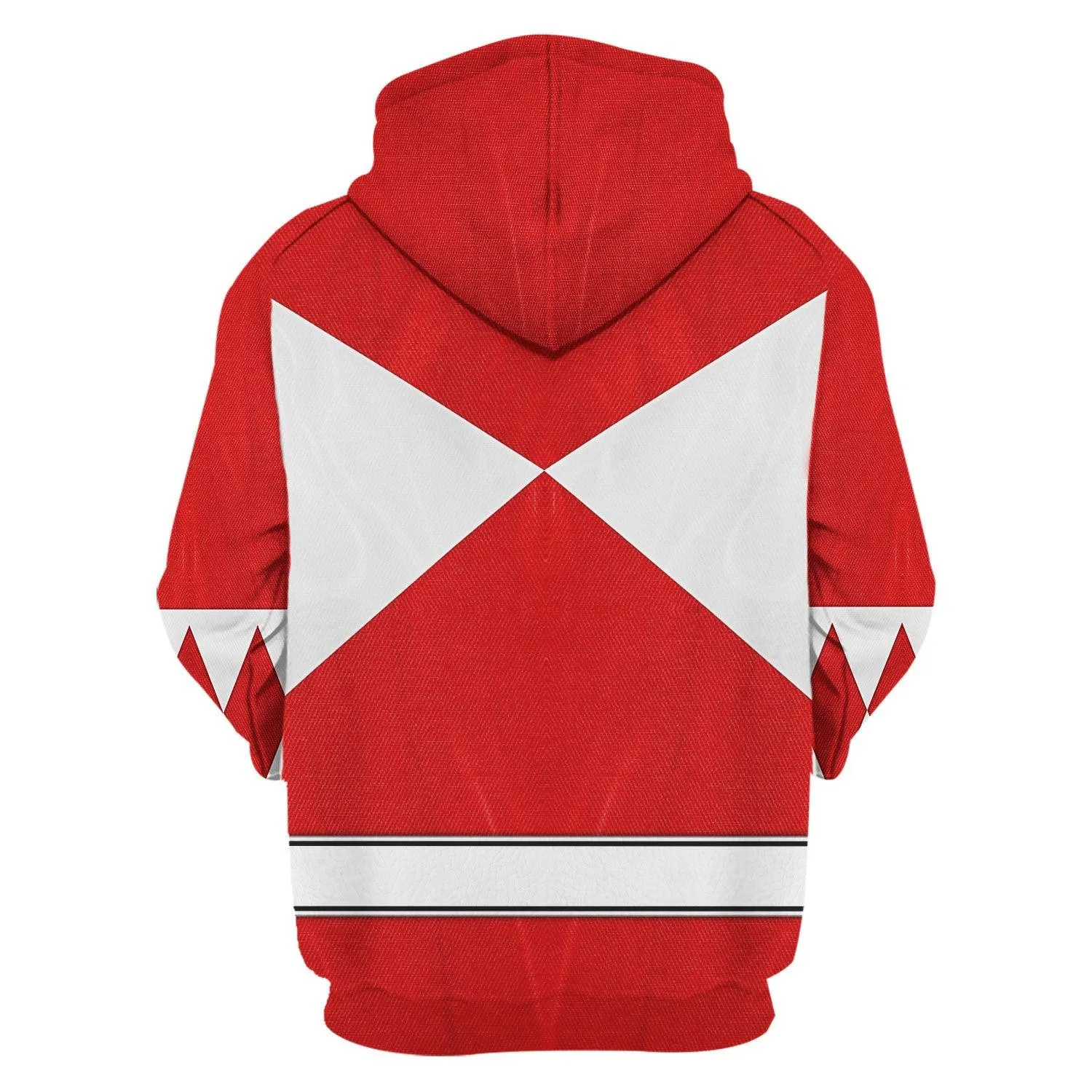 Red Ranger Mighty Morphin Hoodies Sweatshirt T-shirt Hawaiian Tracksuit